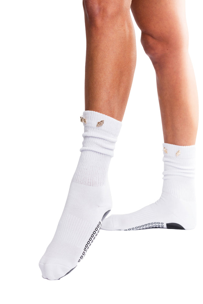 Seashell Grip Sock