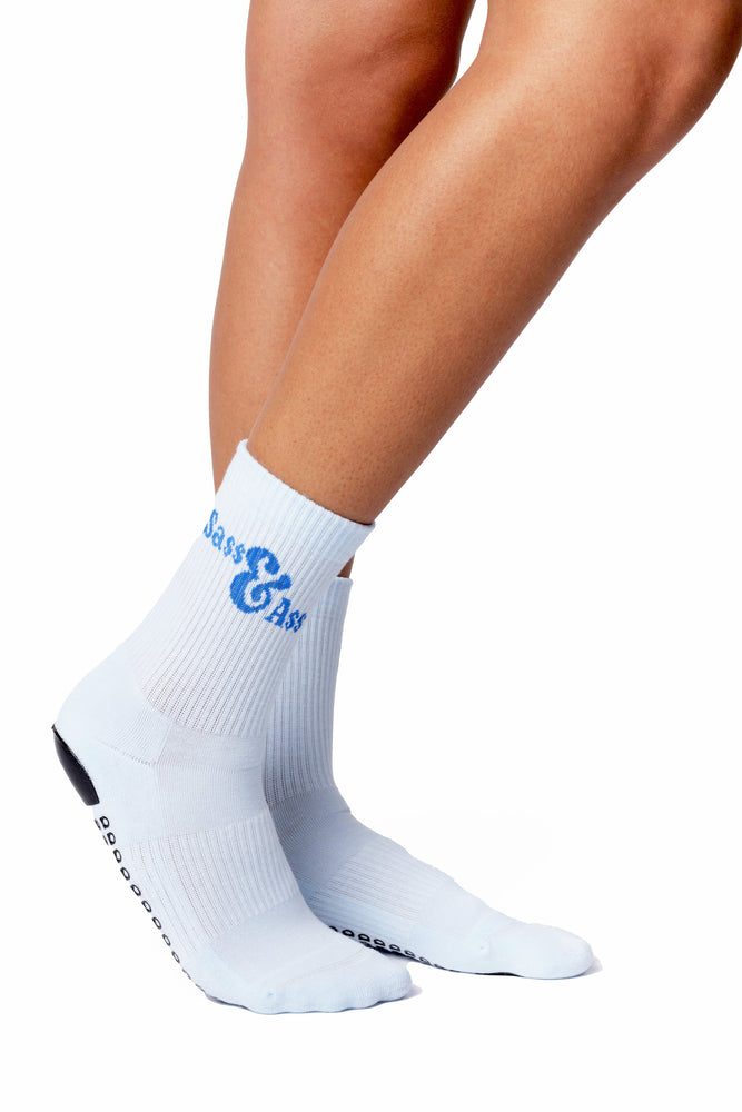 Sass & Ass Crew Grip Sock